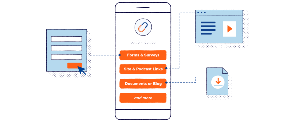 Link in bio example dashboard from Bitly